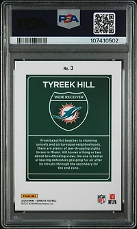 2024 Panini Donruss Downtown! 3 Tyreek Hill PSA