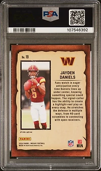 2024 Panini Mosaic Notoriety 19 Jayden Daniels Mosaic PSA 10