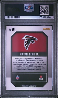 2024 Panini Prizm Emergent 20 Michael Penix Jr. PSA 10