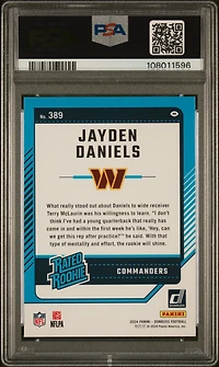 2024 Panini Donruss 389 Jayden Daniels PSA 10