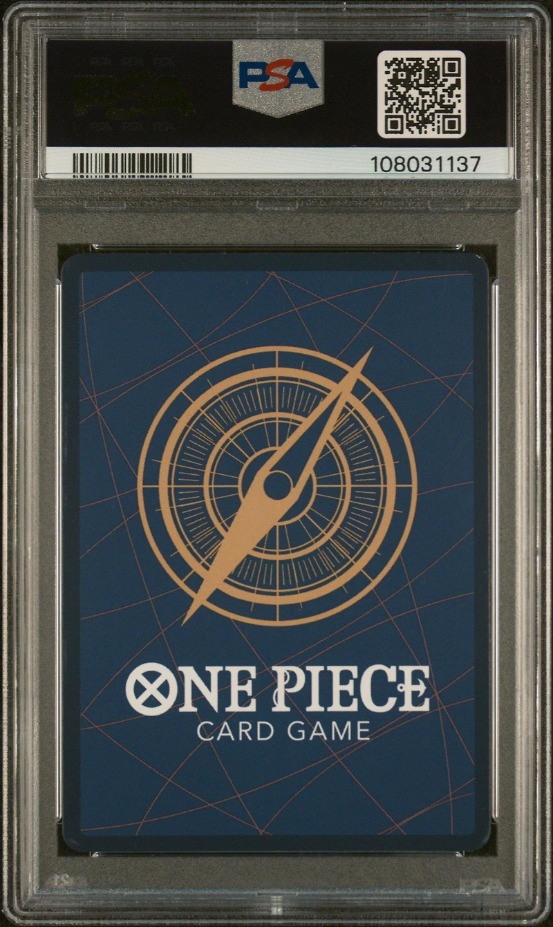 2024 One Piece Op06-wings Of The Captain 007 Shanks Alternate Art PSA 10