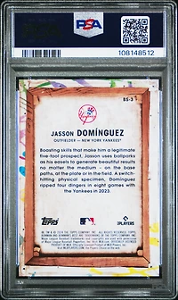 2024 Bowman's Best Bowman Showpieces Bs3 Jasson Dominguez PSA 10