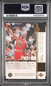 1994 Sp Championship Playoff Heroes P2 Michael Jordan PSA 10