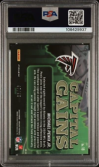 2024 Panini Mosaic Capital Gains 18 Michael Penix Jr. Purple PSA 9