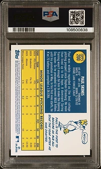 2024 Topps Archives 200 Paul Skenes Pink Foilboard PSA 9