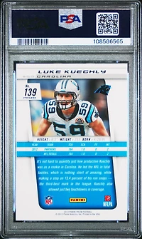 2013 Panini Prizm 139 Luke Kuechly Prizm PSA 10