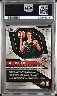 2024 Panini Prizm Wnba 145 Caitlin Clark Velocity PSA