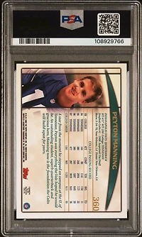 1998 Topps 360 Peyton Manning PSA