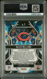 2024 Panini Prizm Prizmatic 1 Caleb Williams PSA 10