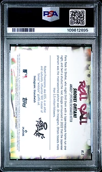 2023 Topps Big League Roll Call Wildstyle Edition Rc3 Shohei Ohtani PSA 10