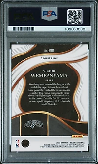 2023 Panini Select Victor Wembanyama PSA 10