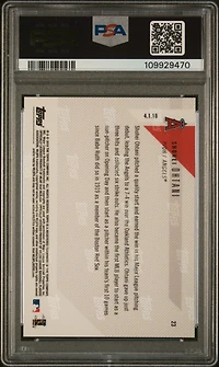 2018 Topps Now 23 Shohei Ohtani PSA 10