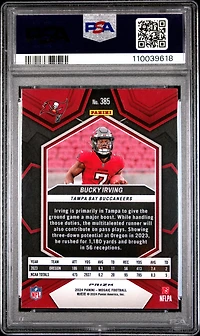 2024 Panini Mosaic 385 Bucky Irving Green PSA 10