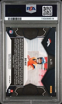 2024 Panini Mosaic 271 Bo Nix Reactive Yellow PSA