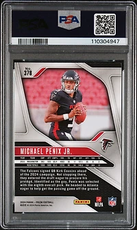 2024 Panini Prizm 378 Michael Penix Jr. PSA 10