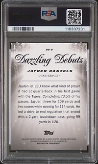 2024 Topps Chrome Dazzling Debuts Dd2 Jayden Daniels PSA 10