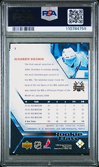 2005 Upper Deck Rookie Class 2 Alexander Ovechkin PSA