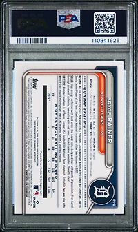 2024 Bowman Draft Chrome Prospect Autographs Cpabr Bryce Rainer PSA 9