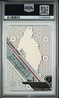 2017 Topps High Tek Aj Aaron Judge PSA 9