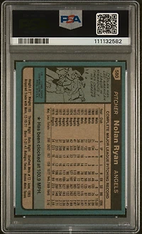 1980 Topps 580 Nolan Ryan PSA 8