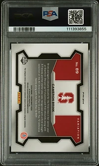 2024 Panini Prizm Draft Picks 89 Cameron Brink Variation-orange Ice PSA 10