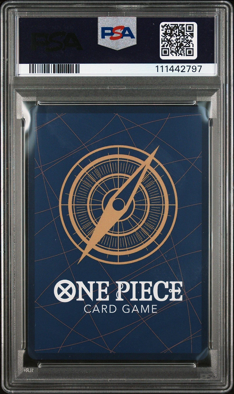 2025 One Piece Op10-royal Blood 119 Trafalgar Law Manga Alternate Art PSA 10
