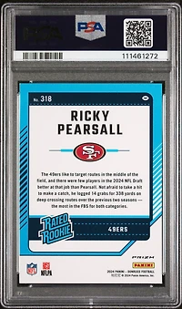 2024 Panini Donruss 318 Ricky Pearsall Optic Preview-pink PSA 10