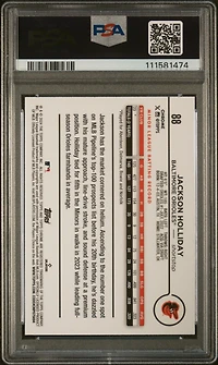 2024 Topps Chrome 88 Jackson Holliday X-fractor PSA 10