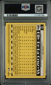 2025 Topps Silver Pack 1990 Chrome Promo 15 Elly De La Cruz PSA 10