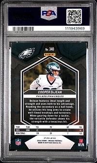 2024 Panini Mosaic 340 Cooper Dejean Mosaic PSA 9