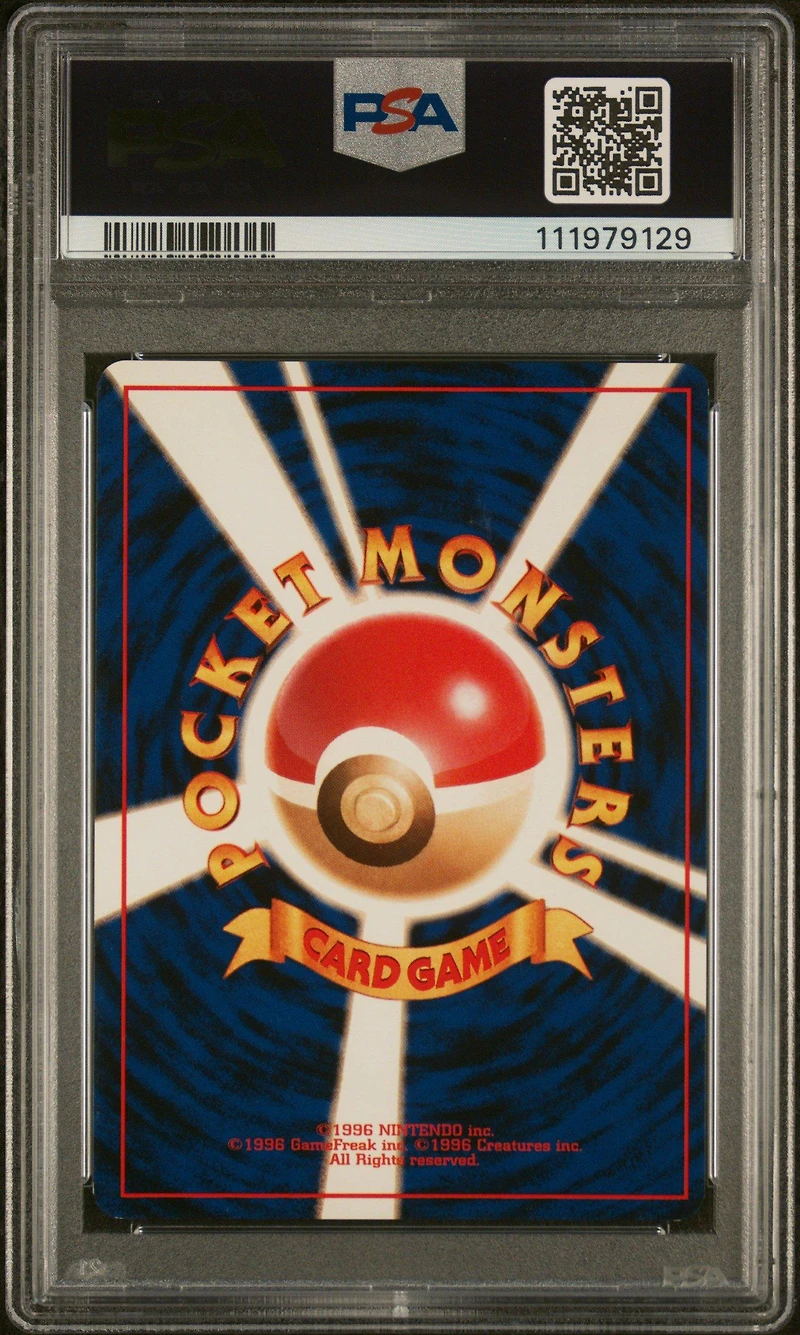 1996 Pokemon Japanese Basic 6 Charizard-holo PSA