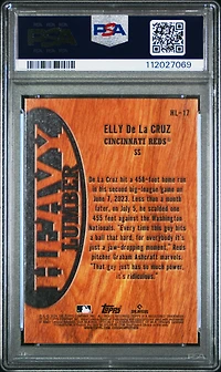 2024 Topps Heavy Lumber Hl17 Elly De La Cruz PSA 10
