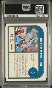 2024 Panini Score Protential 2 Drake Maye PSA 8