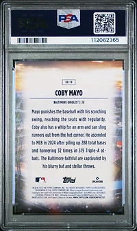 2025 Topps Home Field Advantage Ha14 Coby Mayo PSA 9