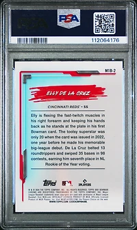 2024 Bowman Chrome Mega Box My 1st Bowman 2 Elly De La Cruz PSA 9