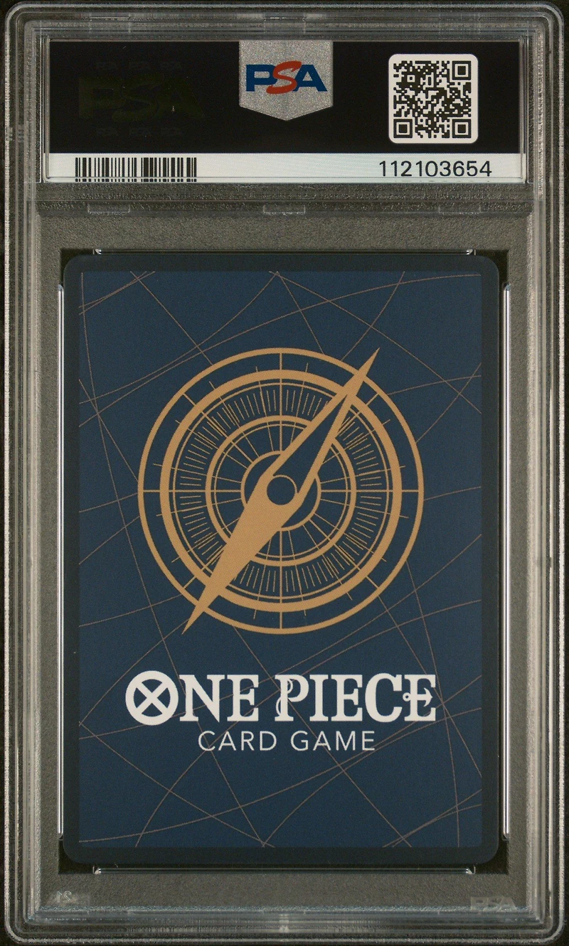 2025 One Piece Japanese Op11-a Fist Of Divine Speed 118 Monkey D. Luffy Manga Alternate Art PSA 10