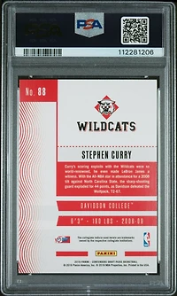 2016 Panini Contenders Draft Picks 88 Stephen Curry PSA 10