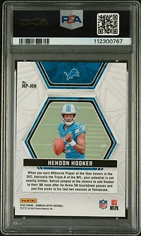2023 Panini Donruss Optic Hidden Potential Hphh Hendon Hooker PSA 10