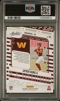 2024 Panini Absolute 102 Jayden Daniels PSA 10