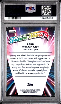 2024 Topps Chrome Future Stars Fs13 Ladd Mcconkey X-fractor PSA 10