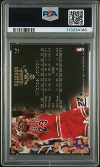1995 Flair 15 Michael Jordan PSA