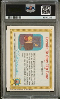 1985 Garbage Pail Kids Stickers 1b Evil Eddie PSA 8