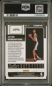 2023 Panini Contenders 11 Victor Wembanyama PSA 9