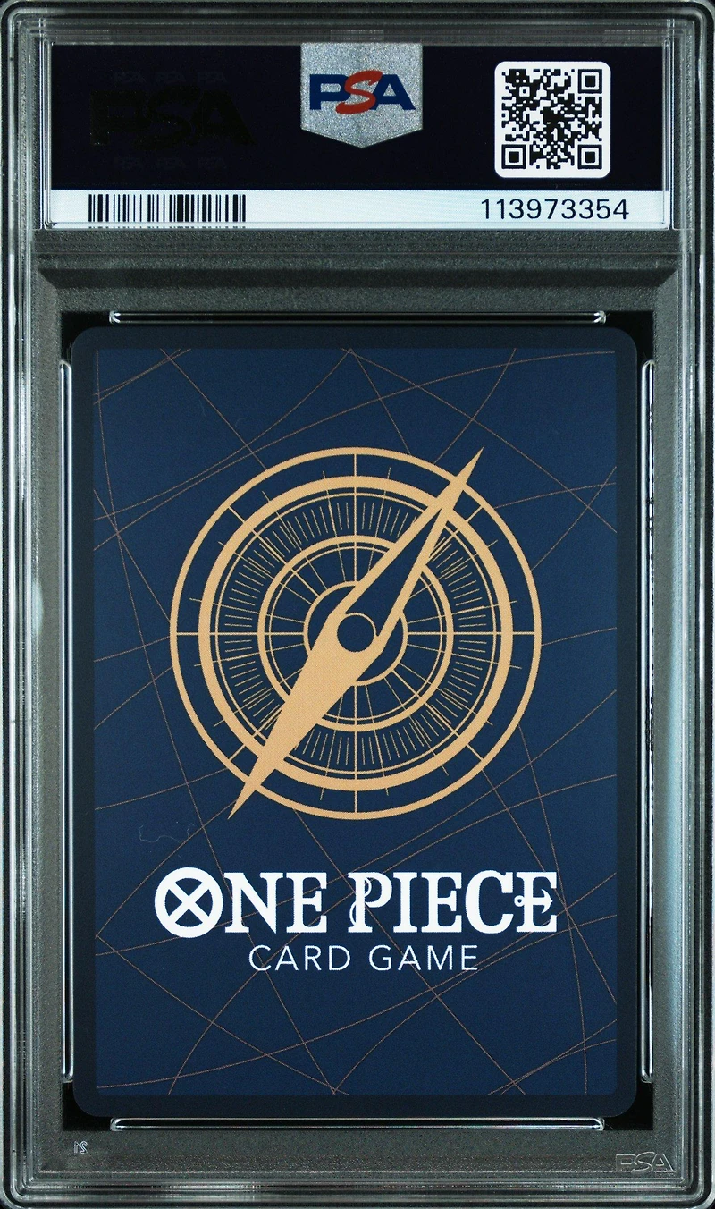 2025 One Piece Japanese Op11-a Fist Of Divine Speed 018 Honesty Impact Alternate Art PSA 10