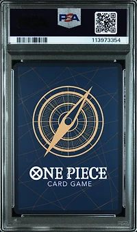 2025 One Piece Japanese Op11-a Fist Of Divine Speed 018 Honesty Impact Alternate Art PSA 10