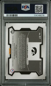 2024 Panini Prizm Draft Picks 57 Caitlin Clark Variation PSA 10