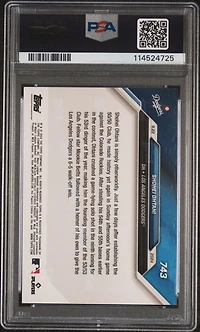 2024 Topps Now 743 Shohei Ohtani PSA 10