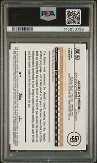 2024 Topps Chrome Update Usc153 Jackson Merrill X-fractor PSA 10