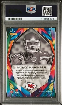 2017 Panini Prizm Illumination 3 Patrick Mahomes Ii PSA