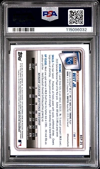 2020 Bowman Chrome Mega Box Bcp25 Bobby Witt Jr. PSA